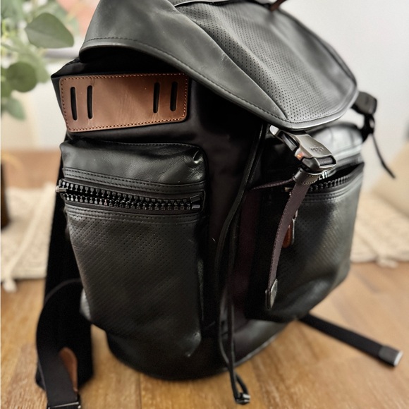 Coach Black and Brown Men's Backpack - Picture 1 of 3